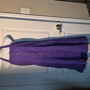 Reitmans Purple Sleeveless Halter Sundress Sz L